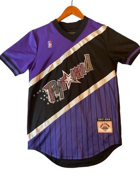 Black Pyramid Jersey Purple and Black Men’s Size Medium